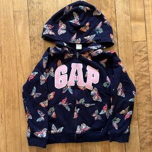 GAP Butterfly Zip Up Hoodie, 5